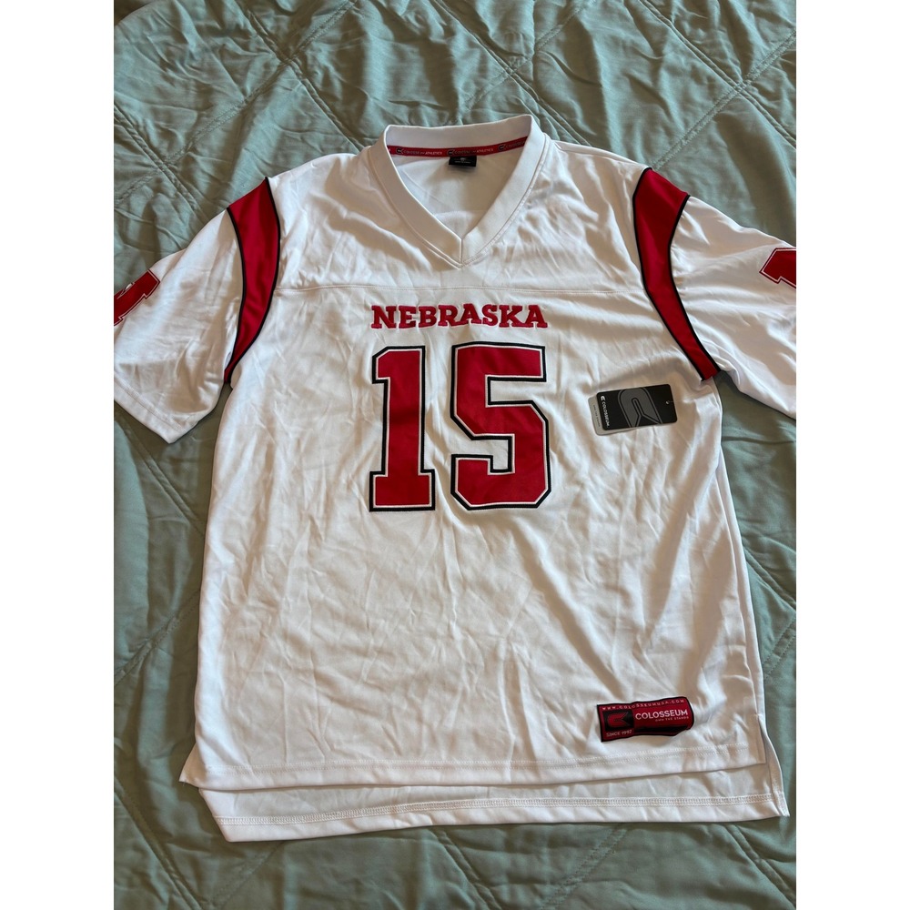 Colosseum Nebraska Cornhuskers Dylan Raiola 15 Football Jersey Mens Size XL